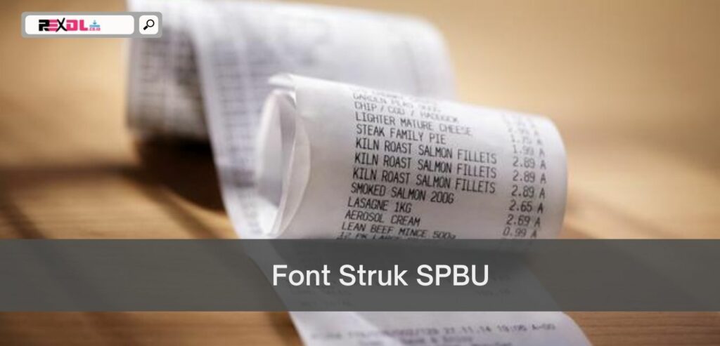 Font Struk Spbu Id 5525