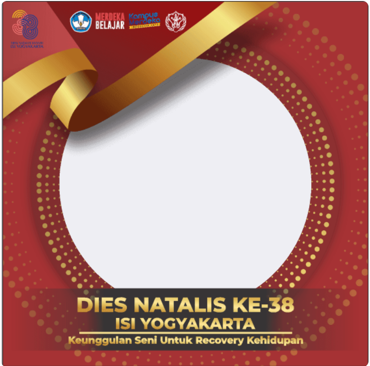 Download Twibbon Dies Natalis ISI Yogyakarta ke-22 Tahun