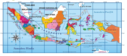 Peta Kondisi Geografis Negara Indonesia