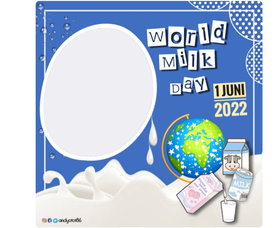 Twibbon Hari Susu Nusantara Tahun 2022