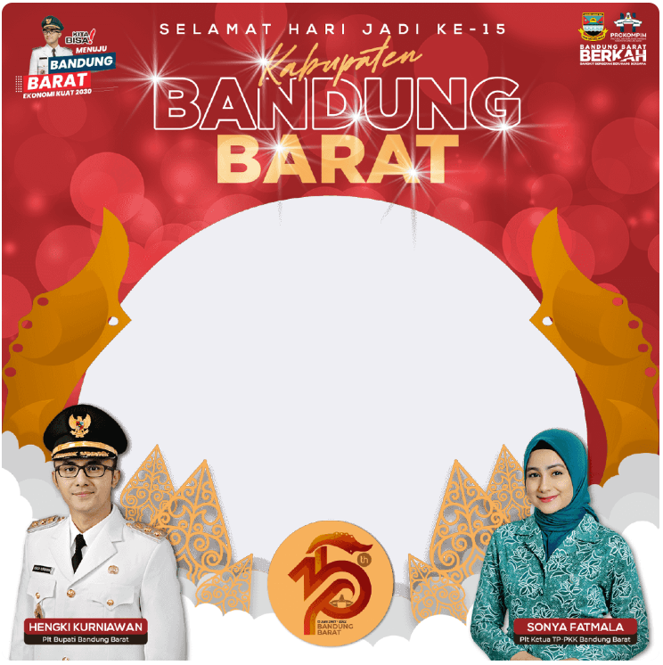 Twibbon Hari Jadi Bandung Barat ke-15 Tahun 2022