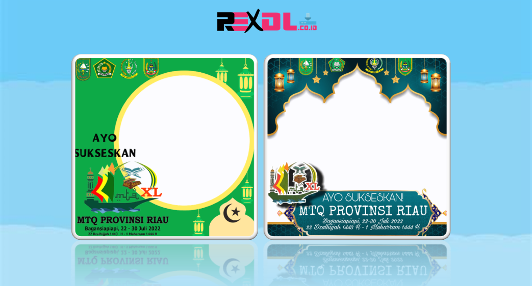 Download Twibbon MTQ XL Provinsi Riau Tahun 2022