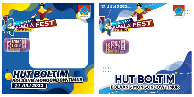 Download Twibbon HUT Kabupaten Boltim ke-14 Tahun 2022