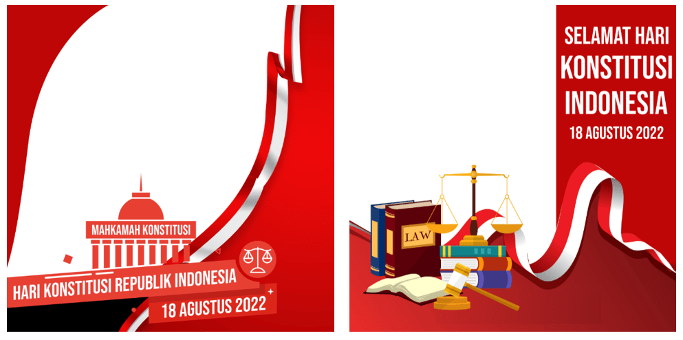 Download Twibbon Hari Konstitusi Indonesia Tahun 2022