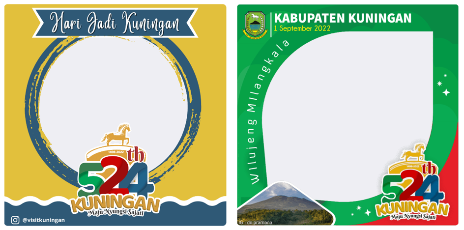 Download Twibbon HUT Kabupaten Kuningan ke-524 Tahun 2022