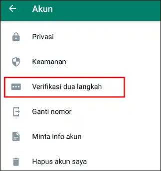 Cara Amankan Whatsapp dengan Verifikasi Dua Langkah