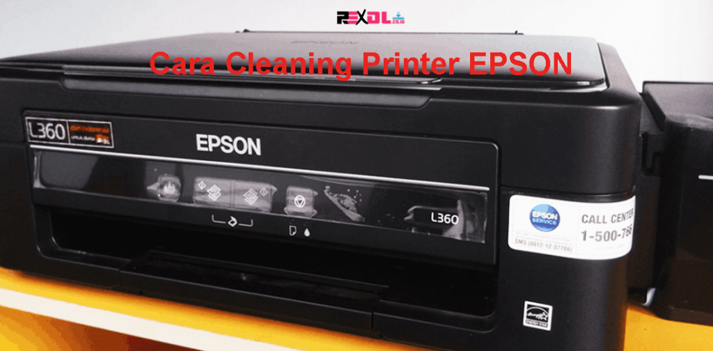 cara cleaning printer epson