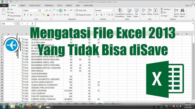 Cara Mengatasi Excel Tidak Bisa di Save