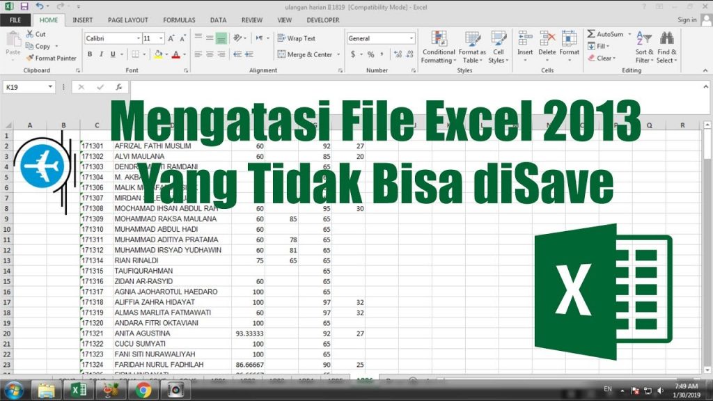 Cara Memperbaiki File Excel Tidak