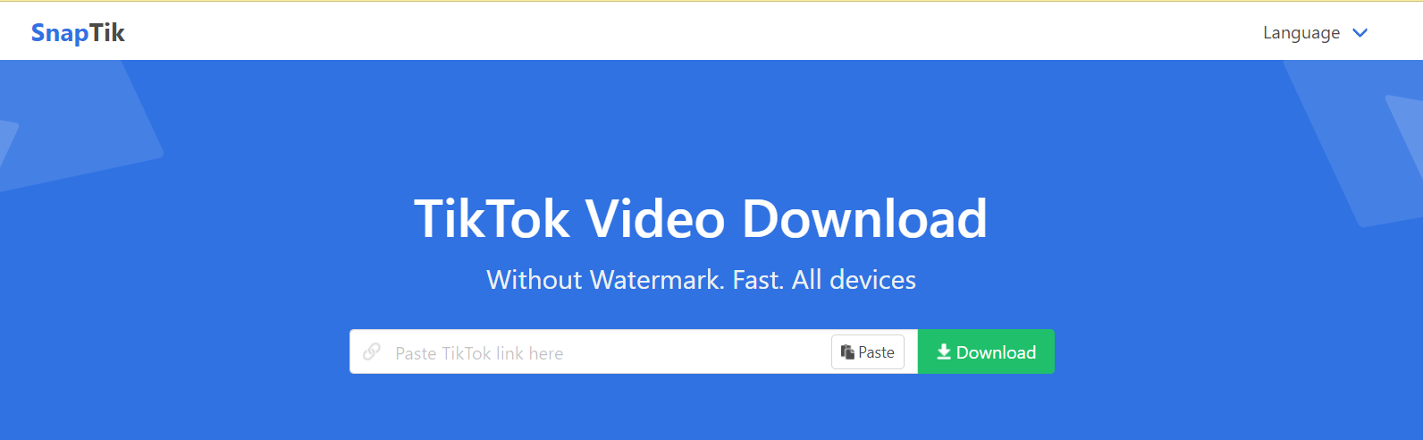 cara download video tiktok tanpa watermark iphone , download video TikTok tanpa watermark versi PC Snaptik Online