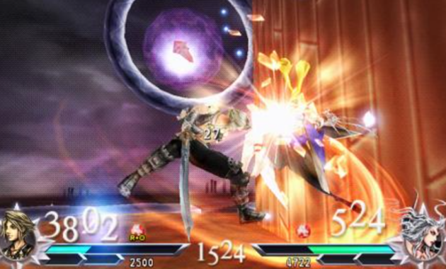Final Fantasy Dissidia 012 game psp grafik terbaik