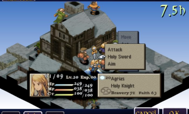Daftar Game RPG Game PSP Terbaik Final Fantasy Tactics: The War of the Lions