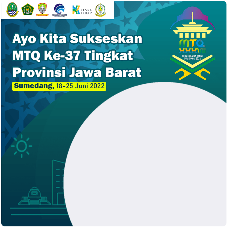Download Twibbon Ayo Sukseskan MTQ Jawa Barat ke-37 Tahun 2022