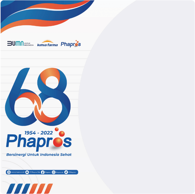 Download Twibbon HUT Phapros ke-68 Tahun 2022