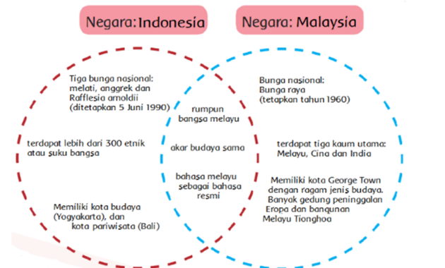 Diagram perbandingan ddua negara ASEAN