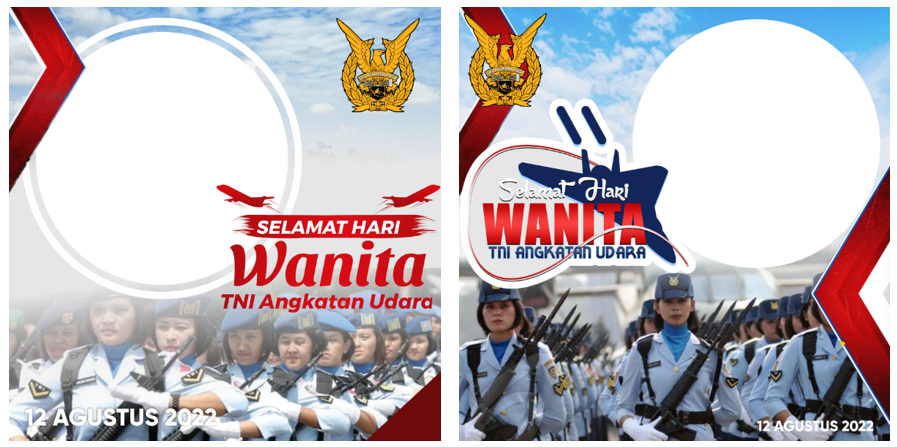Download Twibbon HUT Wanita TNI AU ke-59 Tahun 2022