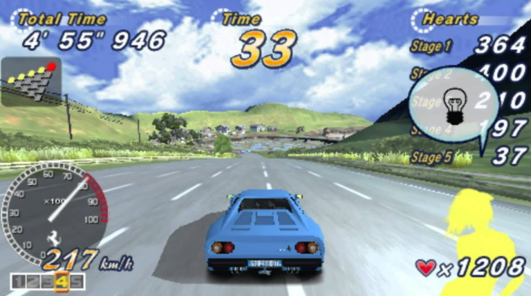 OutRun 2006: Coast 2 Coast PPSSPP ISO Download
